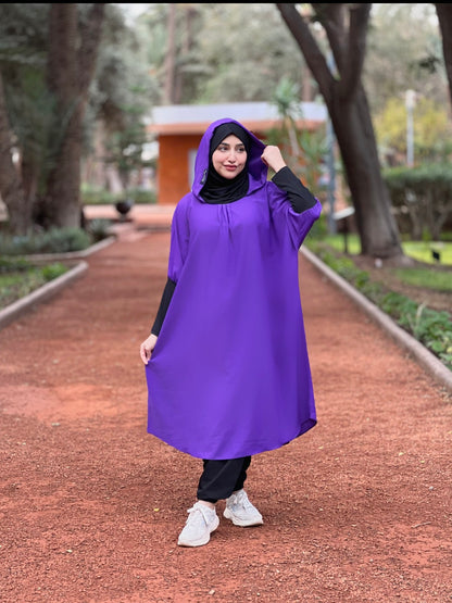 طقم رياضي محتشم أنيق ومريح للنساء
