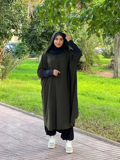 طقم رياضي محتشم أنيق ومريح للنساء